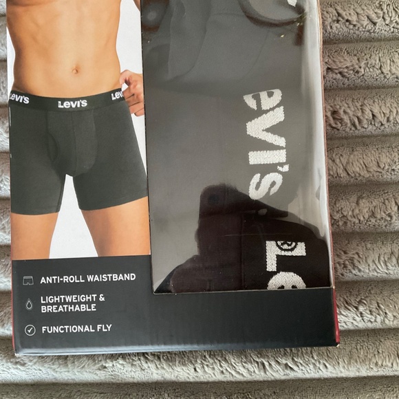 Men’s Levi’s black small underwear new. 3 pair - Picture 3 of 8